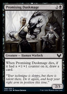 Promising Duskmage [Strixhaven: School of Mages] | Webway Games