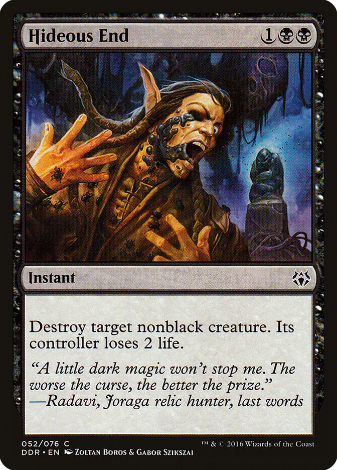 Hideous End [Duel Decks: Nissa vs. Ob Nixilis] | Webway Games