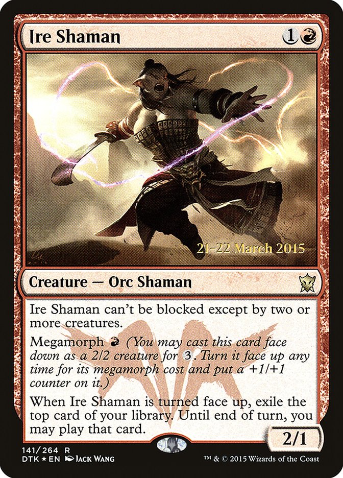 Ire Shaman  (Prerelease) [Dragons of Tarkir Prerelease Promos] | Webway Games