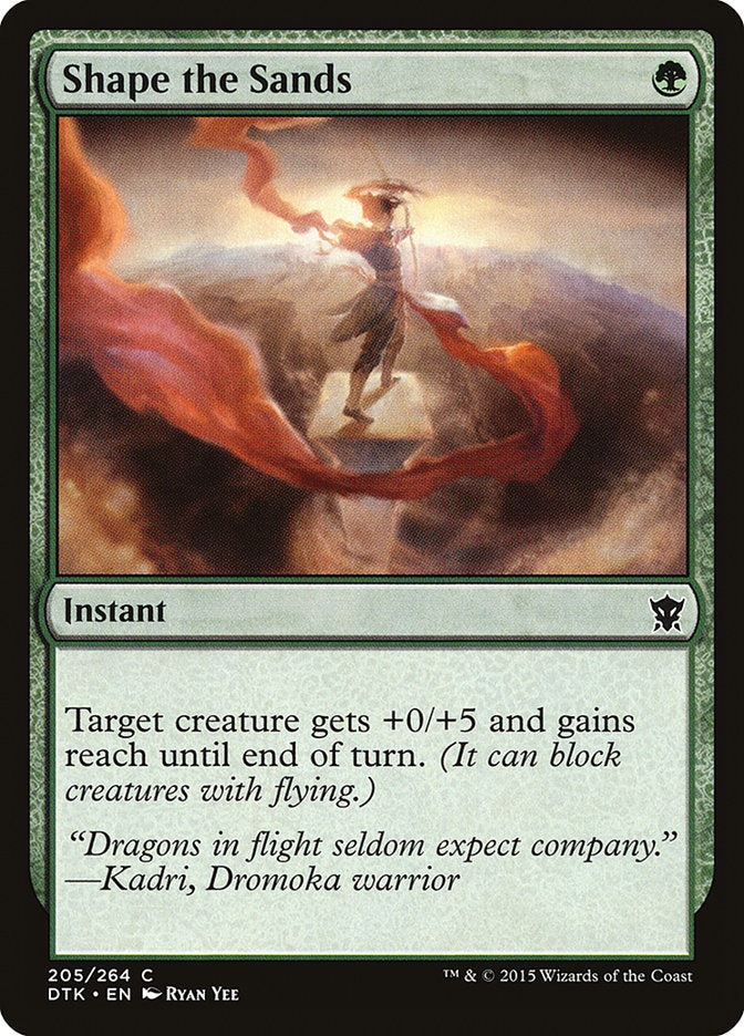 Shape the Sands [Dragons of Tarkir] | Webway Games
