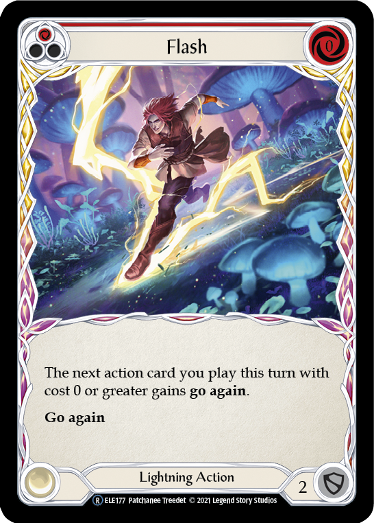 Flash (Red) [U-ELE177] Unlimited Rainbow Foil | Webway Games