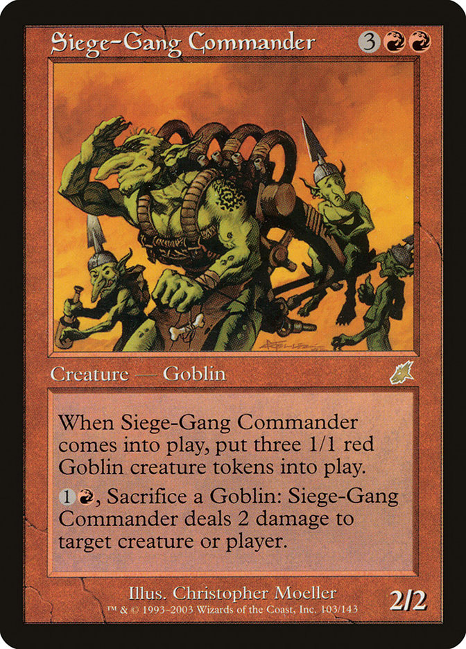 Siege-Gang Commander [Scourge] | Webway Games