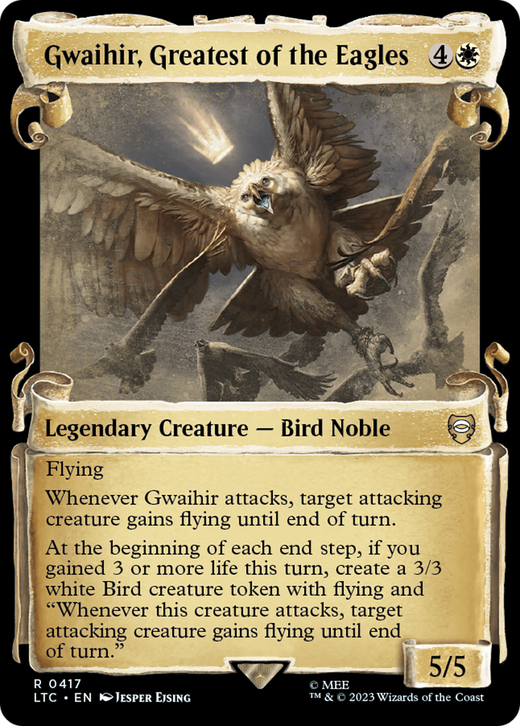 Gwaihir, Greatest of the Eagles [The Lord of the Rings: Tales of Middle-Earth Commander Showcase Scrolls] | Webway Games