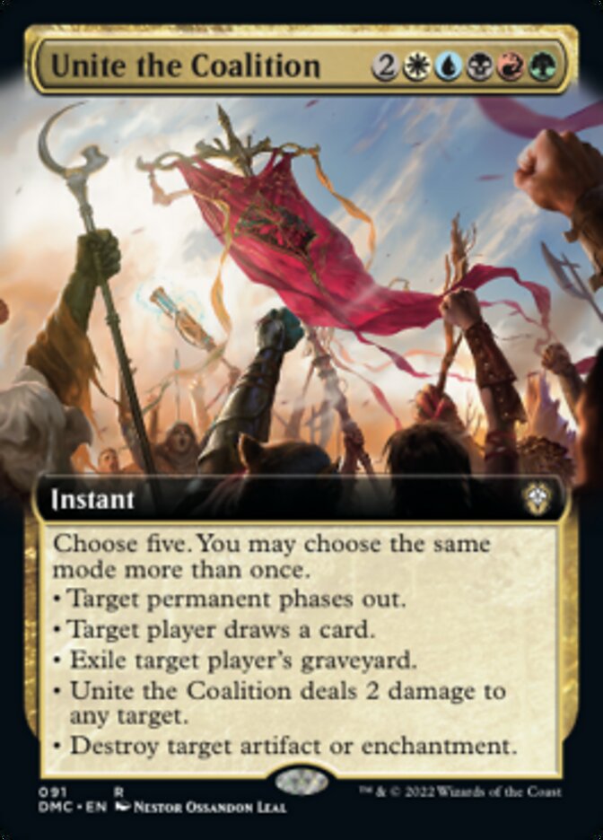 Unite the Coalition (Extended Art) [Dominaria United Commander] | Webway Games