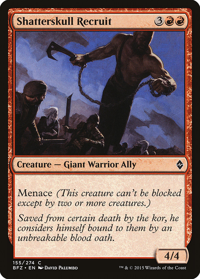 Shatterskull Recruit [Battle for Zendikar] | Webway Games