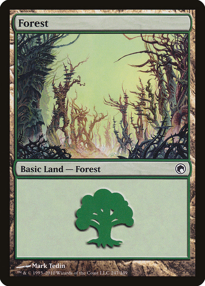Forest (#247) [Scars of Mirrodin] | Webway Games