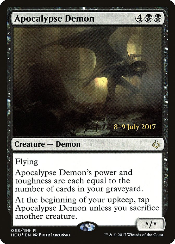 Apocalypse Demon  (Prerelease) [Hour of Devastation Prerelease Promos] | Webway Games