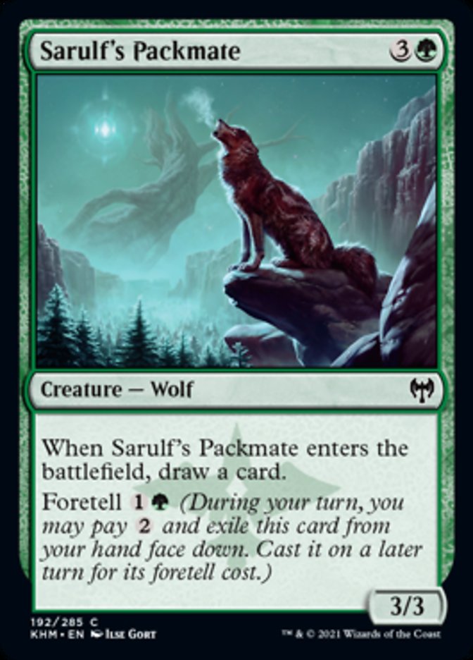 Sarulf's Packmate [Kaldheim] | Webway Games