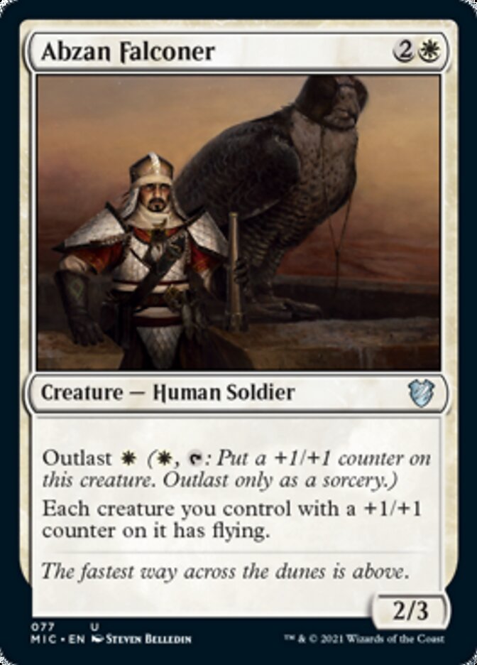 Abzan Falconer [Innistrad: Midnight Hunt Commander] | Webway Games