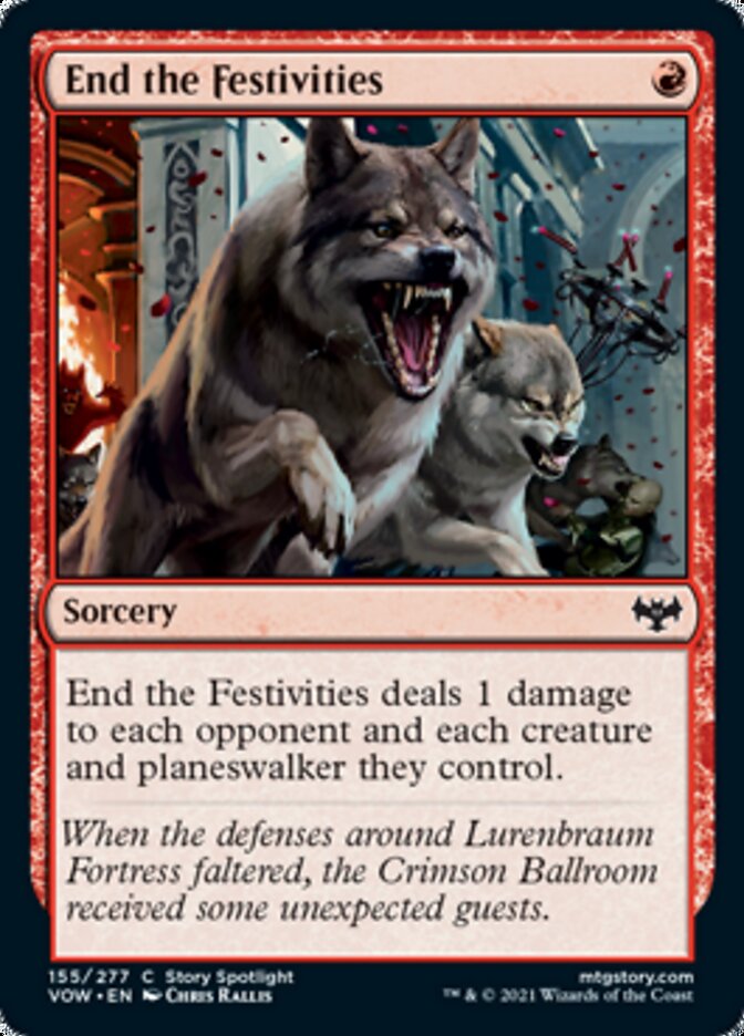 End the Festivities [Innistrad: Crimson Vow] | Webway Games