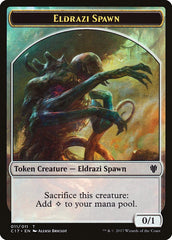 Eldrazi Spawn // Vampire Double-sided Token [Commander 2017 Tokens] | Webway Games
