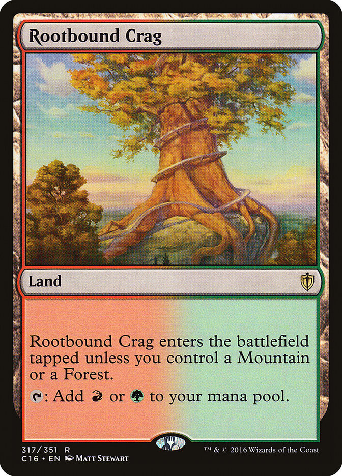 Rootbound Crag [Commander 2016] | Webway Games