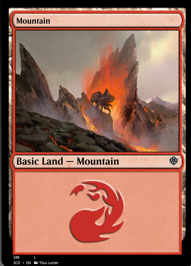 Mountain (348) [Starter Commander Decks] | Webway Games
