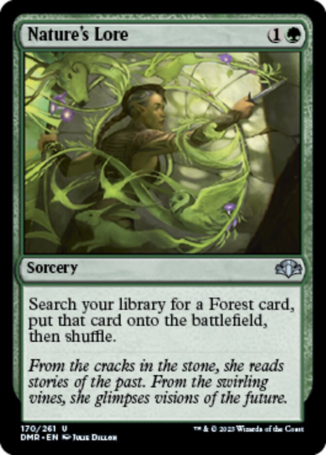 Nature's Lore [Dominaria Remastered] | Webway Games