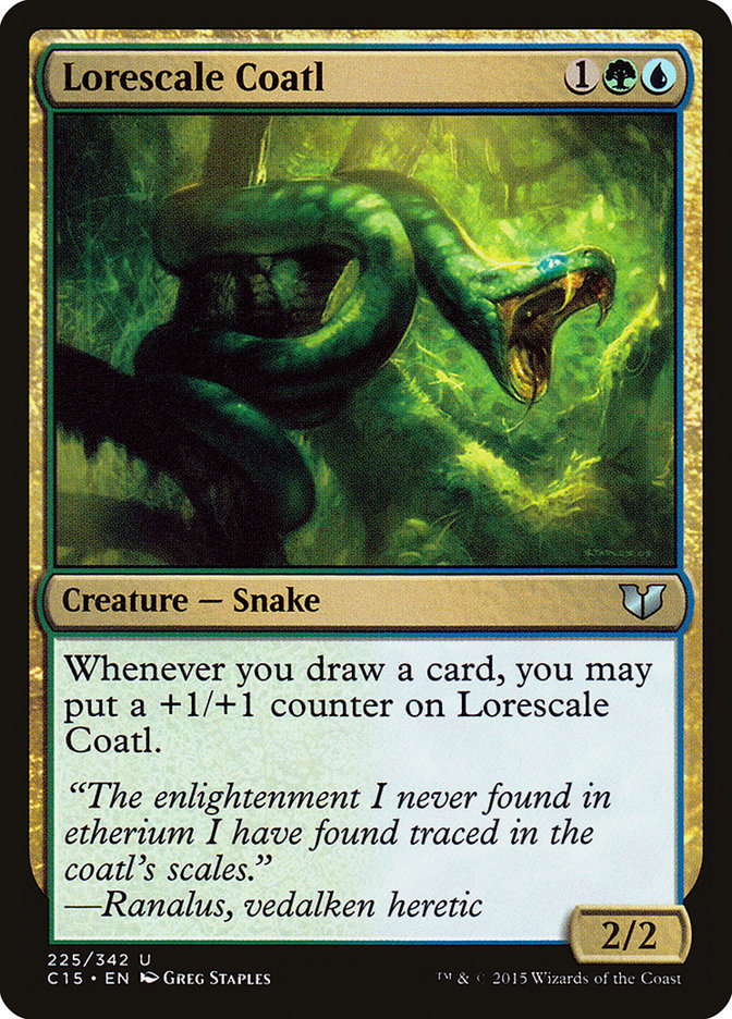 Lorescale Coatl [Commander 2015] | Webway Games