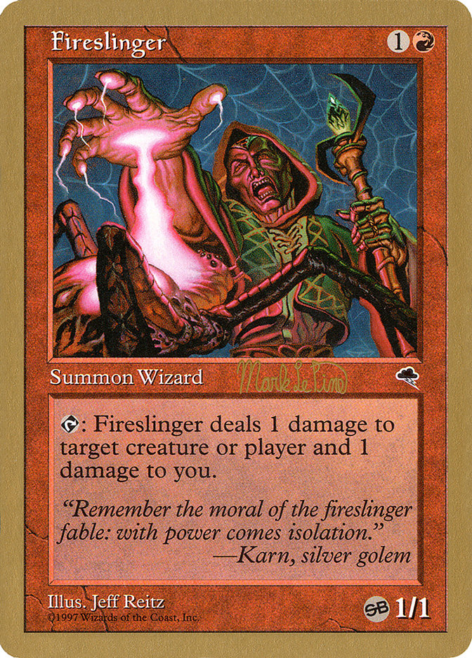 Fireslinger (Mark Le Pine) (SB) [World Championship Decks 1999] | Webway Games