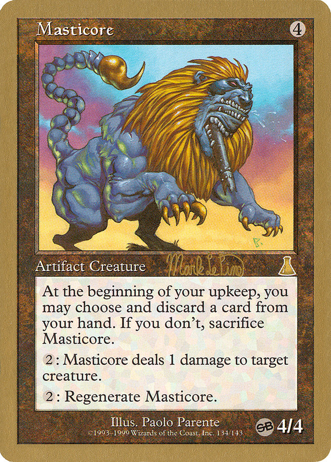 Masticore (Mark Le Pine) (SB) [World Championship Decks 1999] | Webway Games