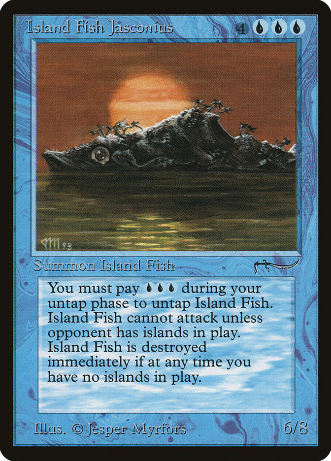 Island Fish Jasconius [Arabian Nights] | Webway Games