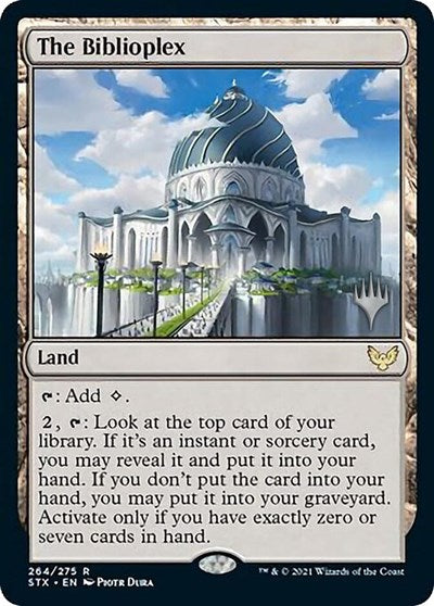 The Biblioplex (Promo Pack) [Strixhaven: School of Mages Promos] | Webway Games