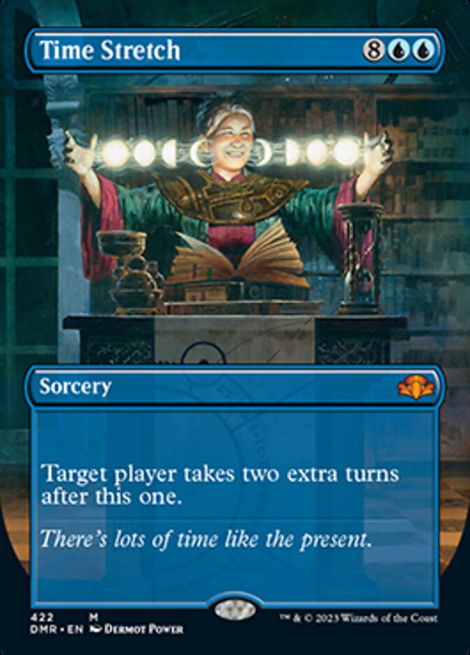 Time Stretch (Borderless Alternate Art) [Dominaria Remastered] | Webway Games