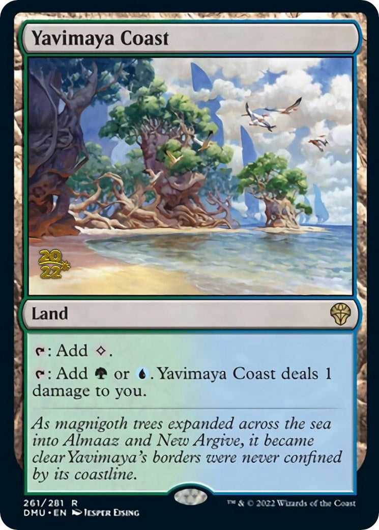 Yavimaya Coast [Dominaria United Prerelease Promos] | Webway Games