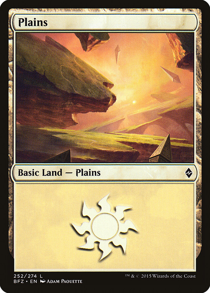 Plains (#252a) [Battle for Zendikar] | Webway Games