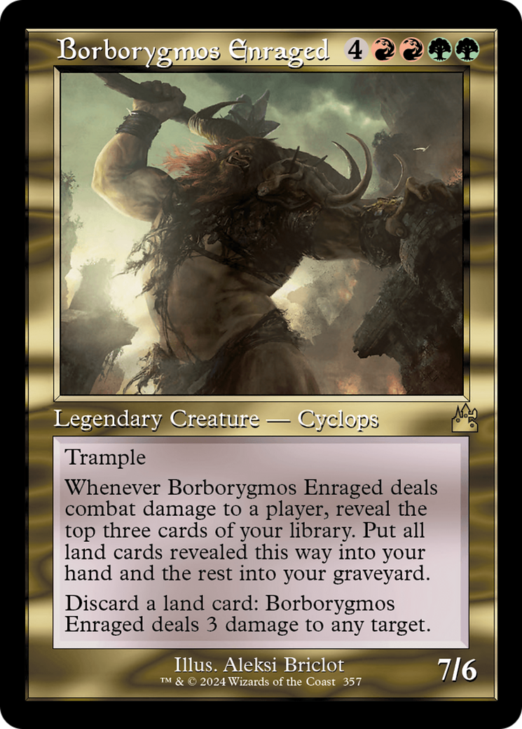 Borborygmos Enraged (Retro Frame) [Ravnica Remastered] | Webway Games