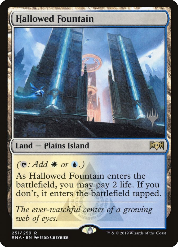 Hallowed Fountain (Promo Pack) [Ravnica Allegiance Promos] | Webway Games
