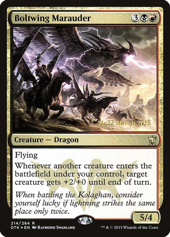 Boltwing Marauder  (Prerelease) [Dragons of Tarkir Prerelease Promos] | Webway Games