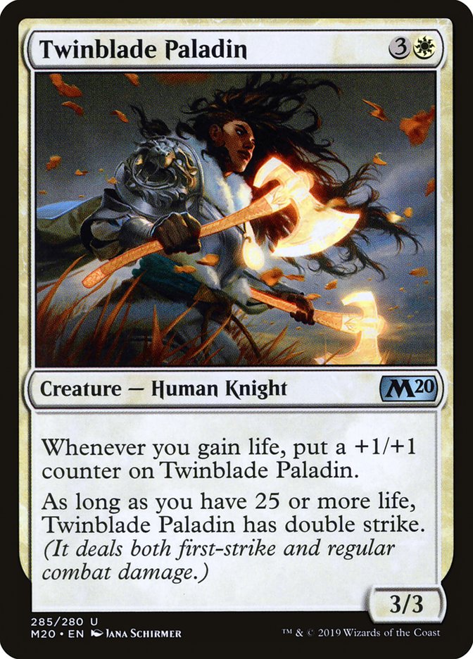 Twinblade Paladin [Core Set 2020] | Webway Games