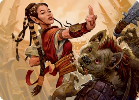 Half-Elf Monk Art Card [Dungeons & Dragons: Adventures in the Forgotten Realms Art Series] | Webway Games