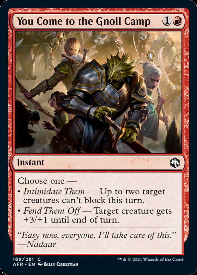 You Come to the Gnoll Camp [Dungeons & Dragons: Adventures in the Forgotten Realms] | Webway Games