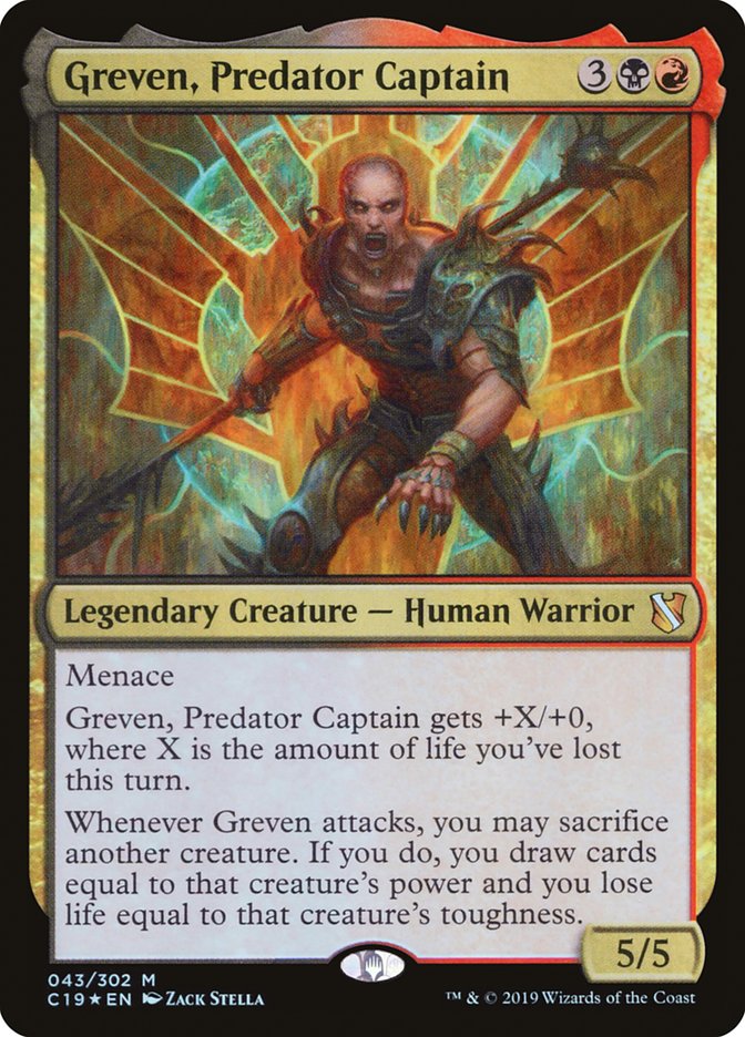 Greven, Predator Captain [Commander 2019] | Webway Games