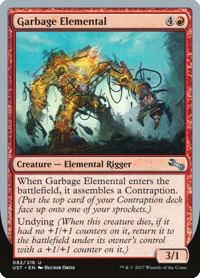 Garbage Elemental (3/1 Creature) [Unstable] | Webway Games
