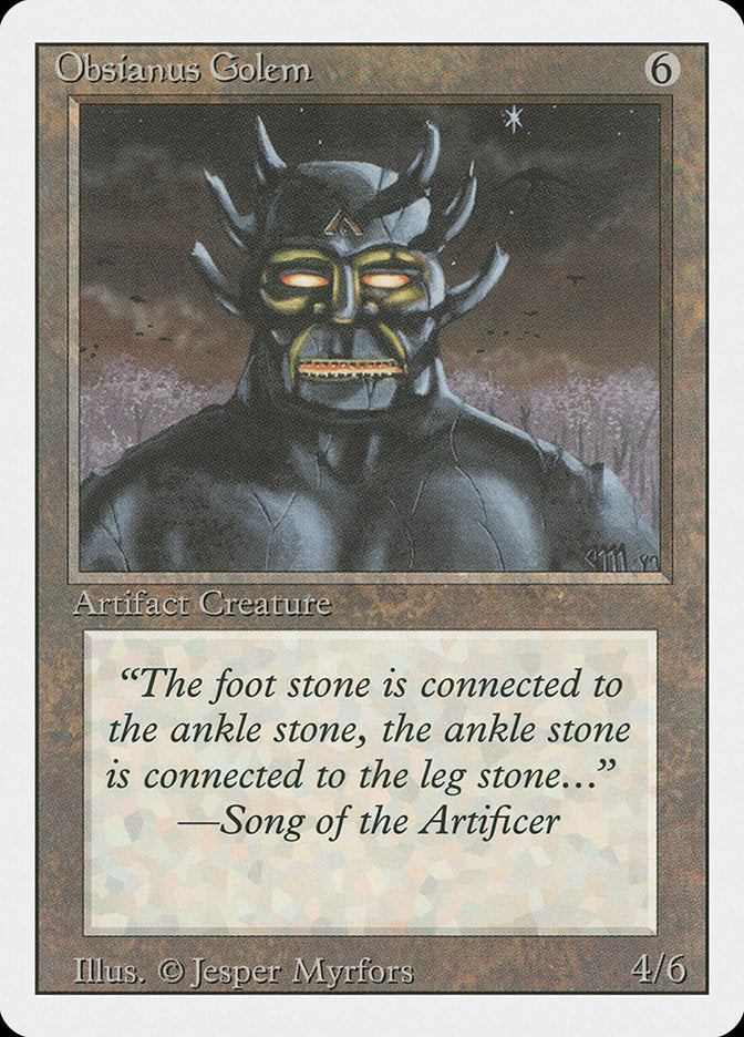 Obsianus Golem [Revised Edition] | Webway Games