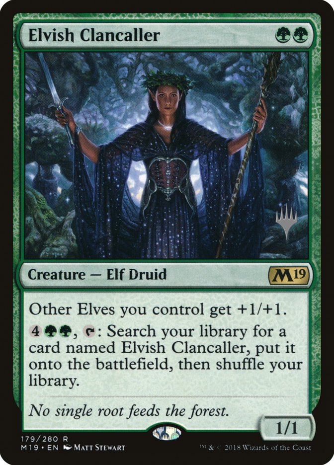 Elvish Clancaller (Promo Pack) [Core Set 2019 Promos] | Webway Games