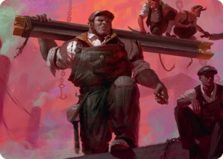 The Beamtown Bullies Art Card [Streets of New Capenna Art Series] | Webway Games