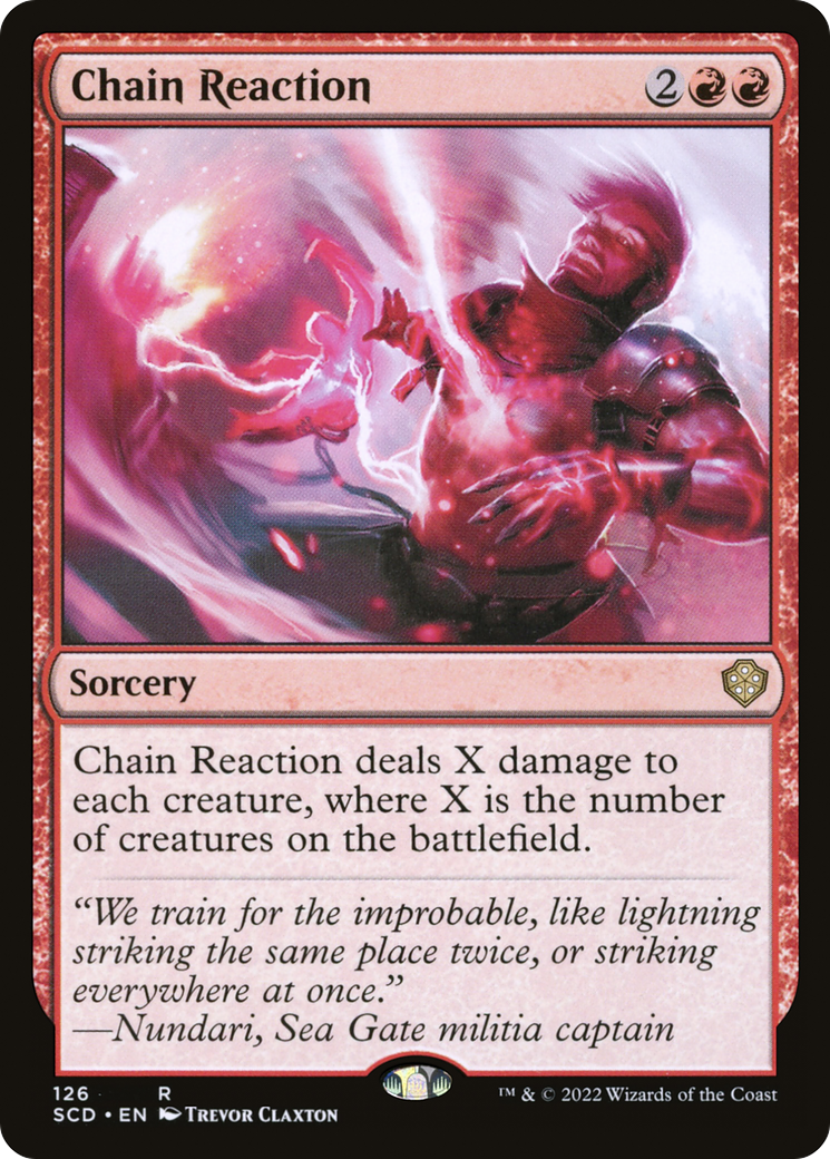 Chain Reaction [Starter Commander Decks] | Webway Games