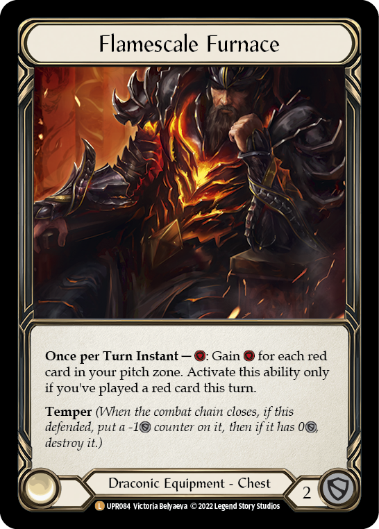 Flamescale Furnace [UPR084] (Uprising)  Rainbow Foil | Webway Games