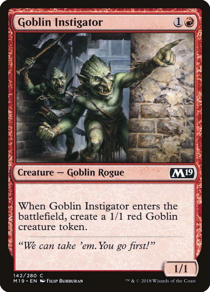 Goblin Instigator [Core Set 2019] | Webway Games
