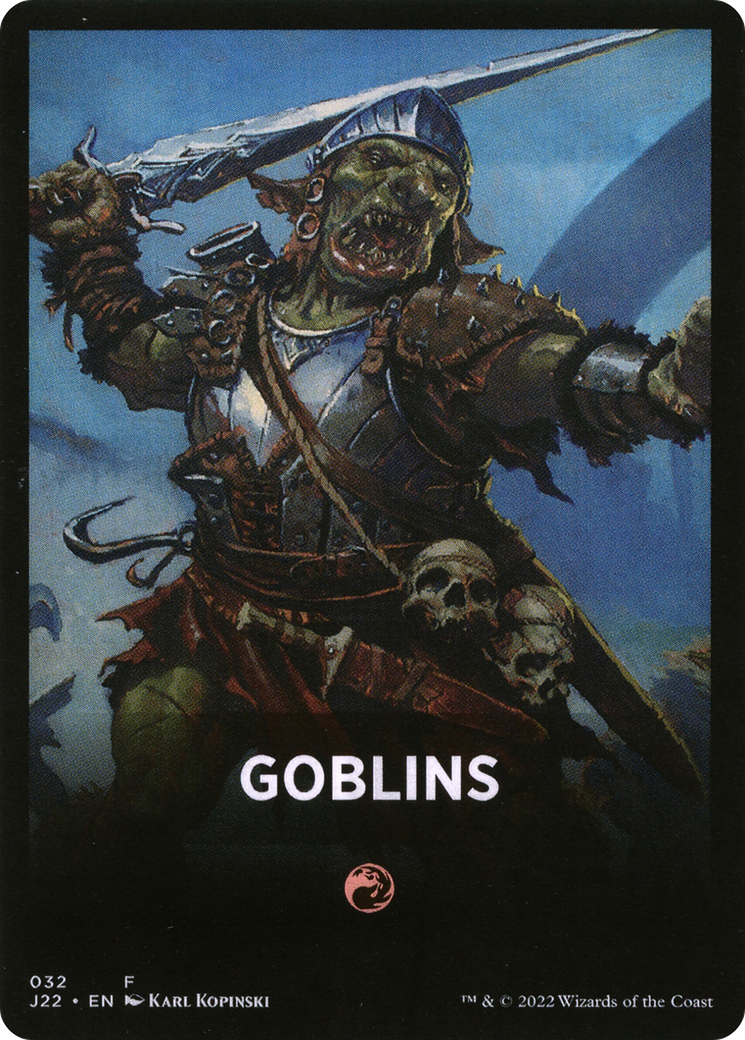 Goblins Theme Card [Jumpstart 2022 Front Cards] | Webway Games