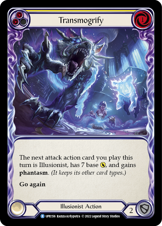 Transmogrify (Yellow) [UPR156] (Uprising)  Rainbow Foil | Webway Games