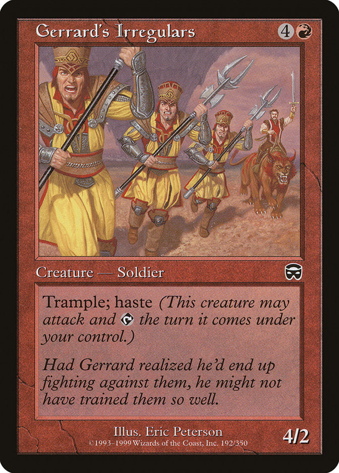 Gerrard's Irregulars [Mercadian Masques] | Webway Games
