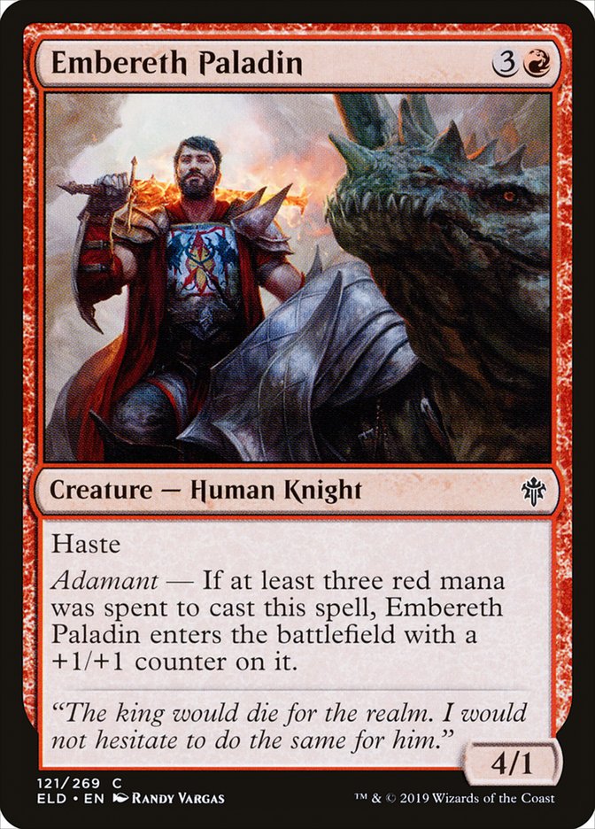 Embereth Paladin [Throne of Eldraine] | Webway Games