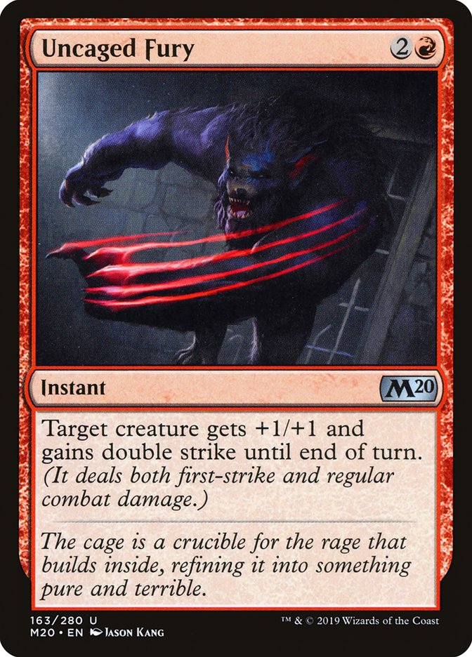 Uncaged Fury [Core Set 2020] | Webway Games