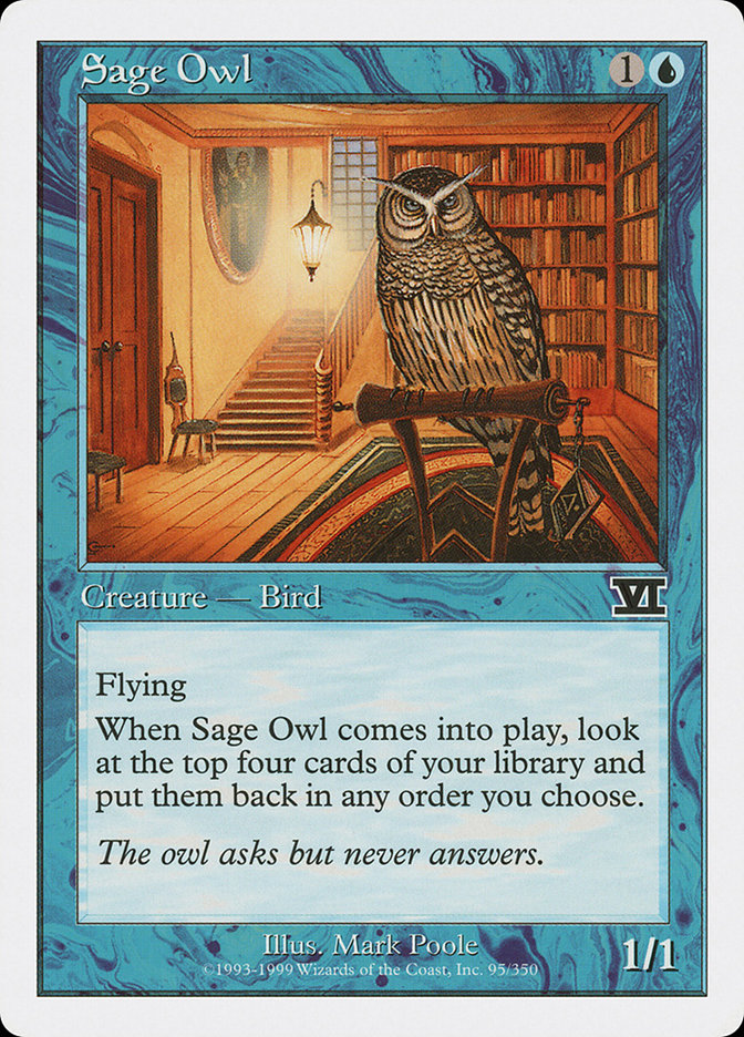 Sage Owl [Classic Sixth Edition] | Webway Games