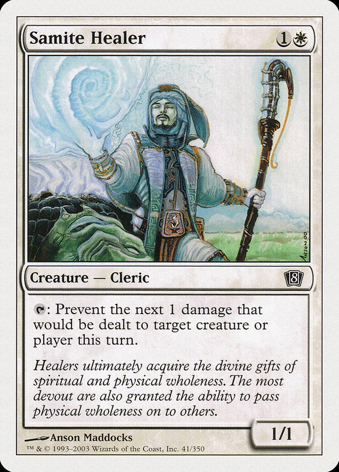 Samite Healer [Eighth Edition] | Webway Games