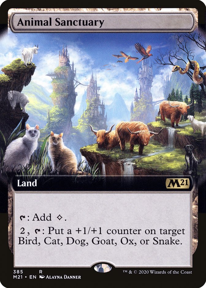 Animal Sanctuary (Extended Art) [Core Set 2021] | Webway Games