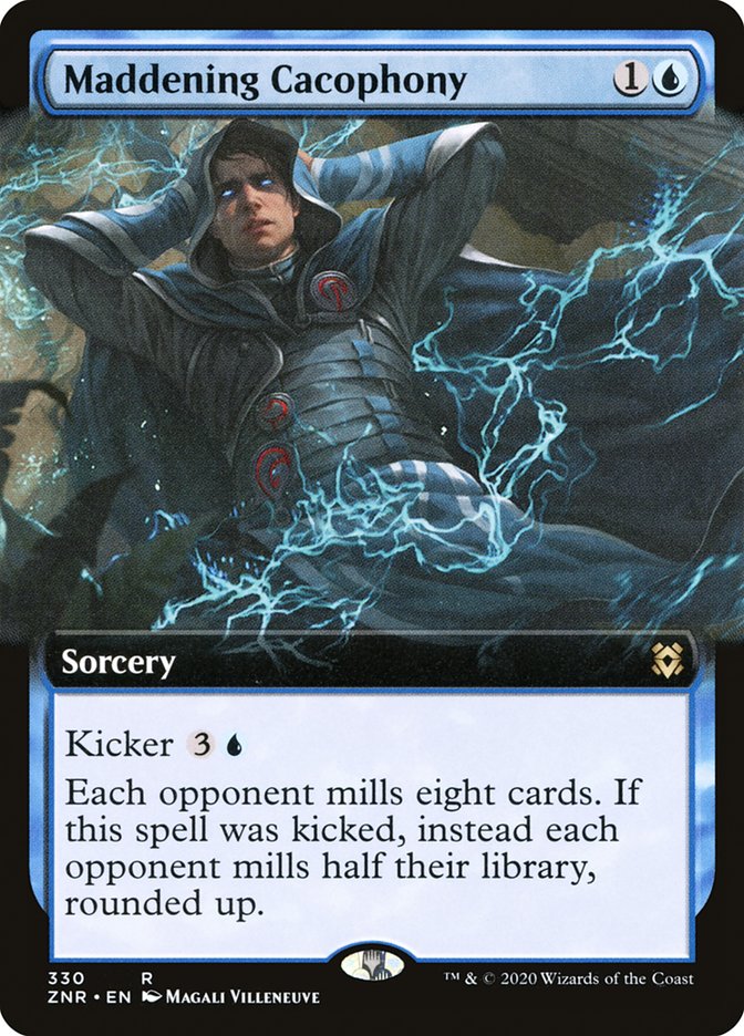 Maddening Cacophony (Extended Art) [Zendikar Rising] | Webway Games