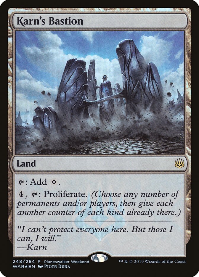 Karn's Bastion (Planeswalker Weekend) [War of the Spark Promos] | Webway Games